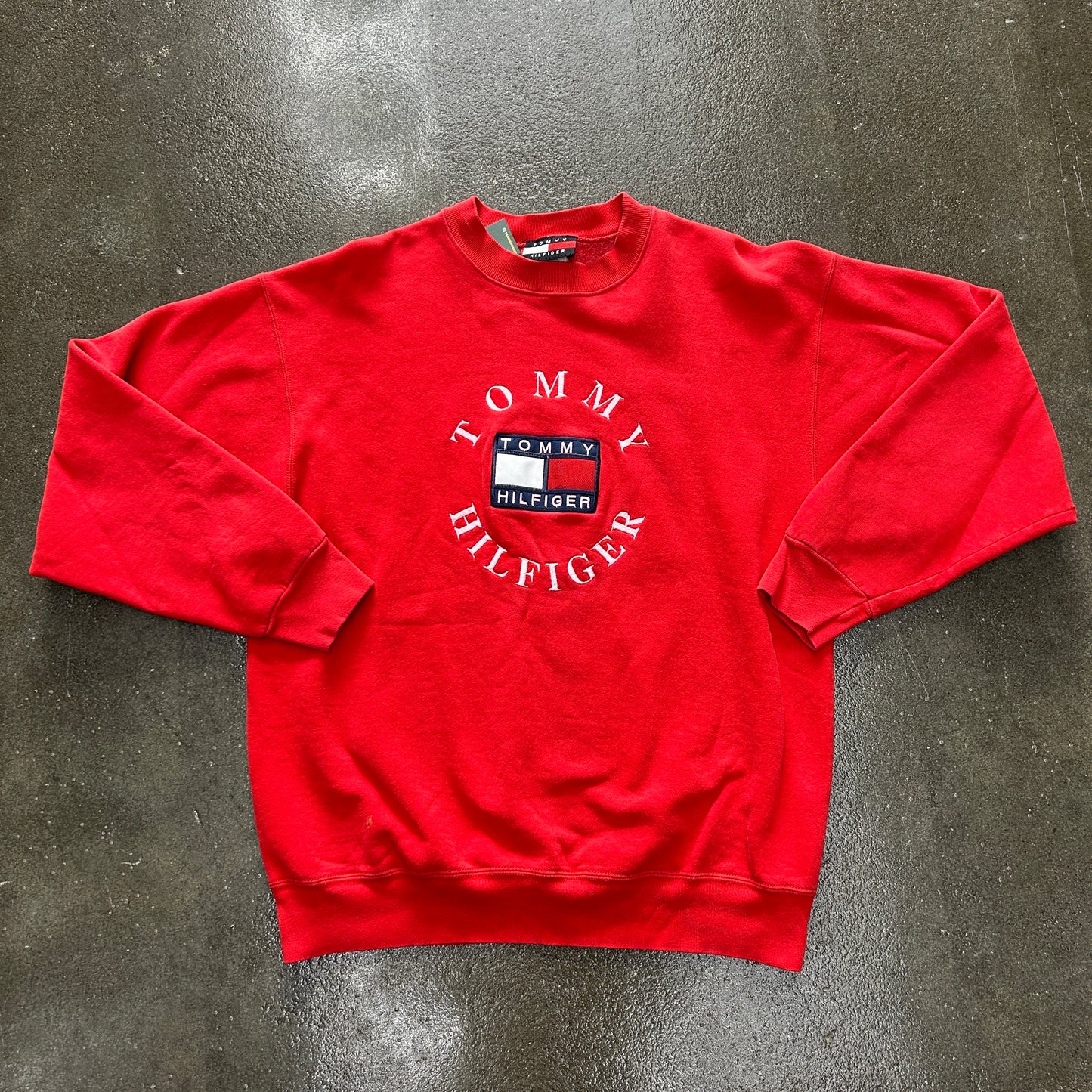 Vintage Tommy Hilfiger Flag Crewneck