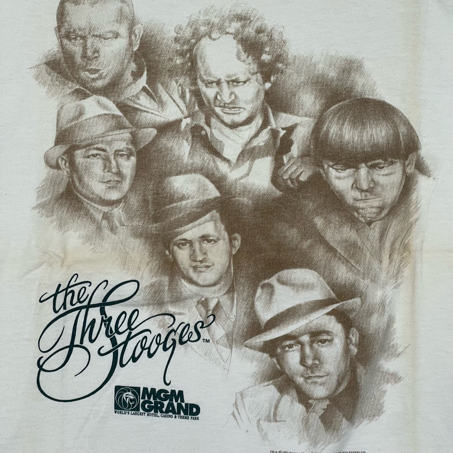 Vintage 1993 "The Three Stooges" Tee