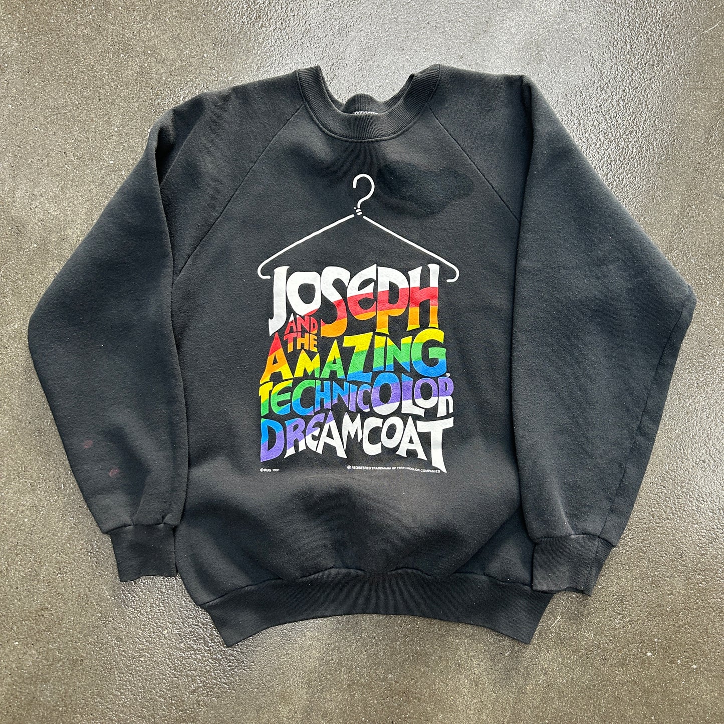 Vintage 1991 Joseph And The Amazing Technicolor Sweatshirt