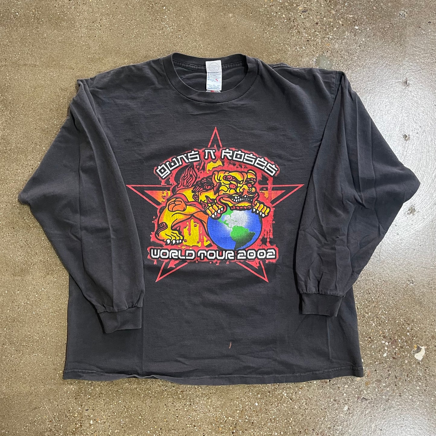 Vintage 2002 Guns n Roses World Tour Long Sleeve
