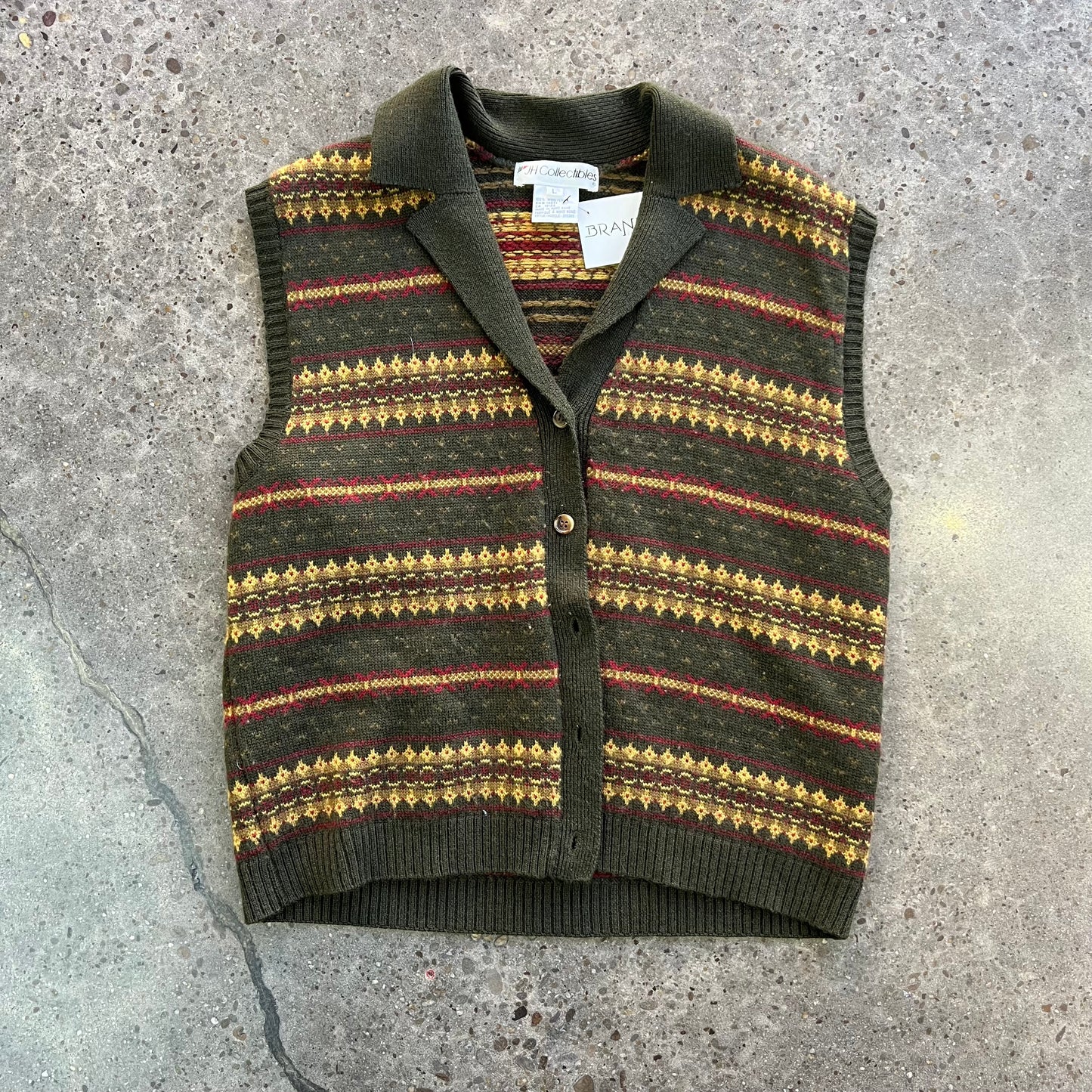 Vintage JH Collectibles Sweater Vest