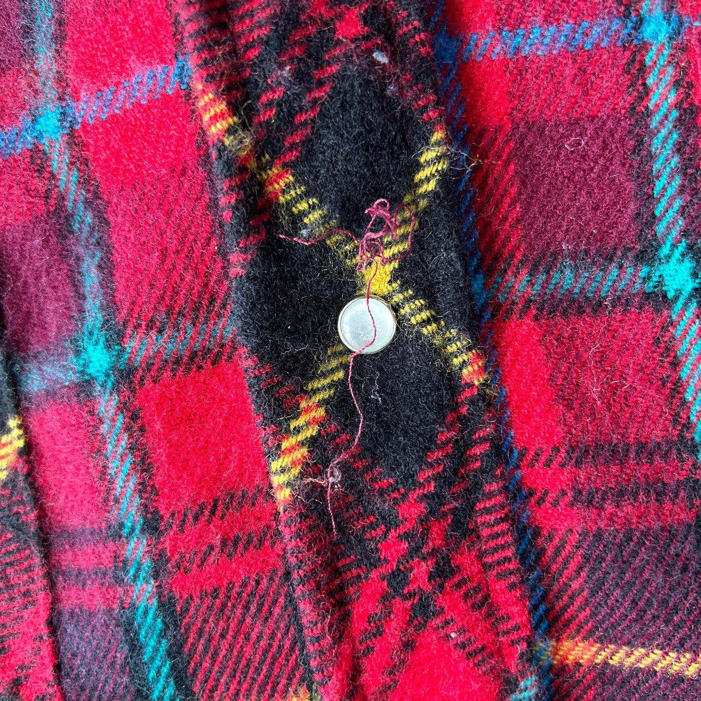 Vintage Plaid Williams Bay Snap Front Flannel