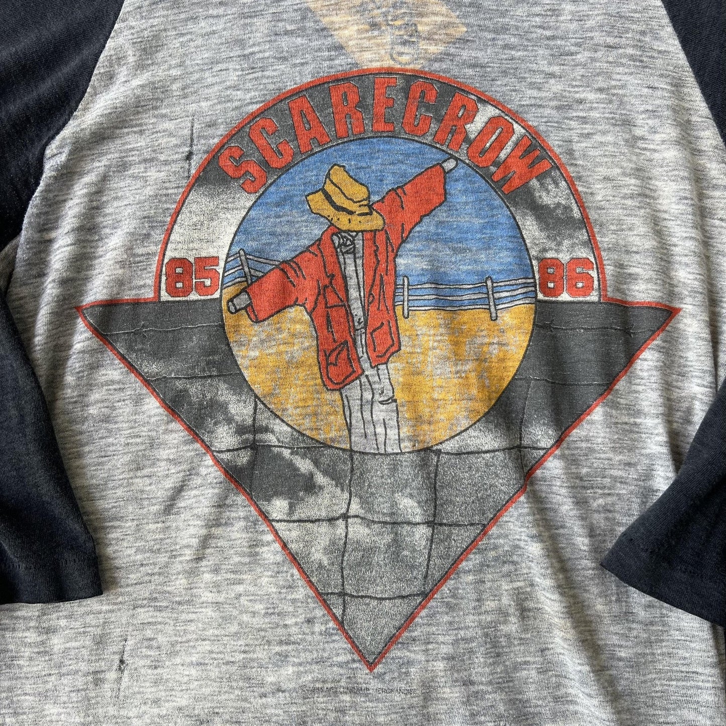 Vintage 1985 John Cougar Mellencamp Scarecrow Tour Tee