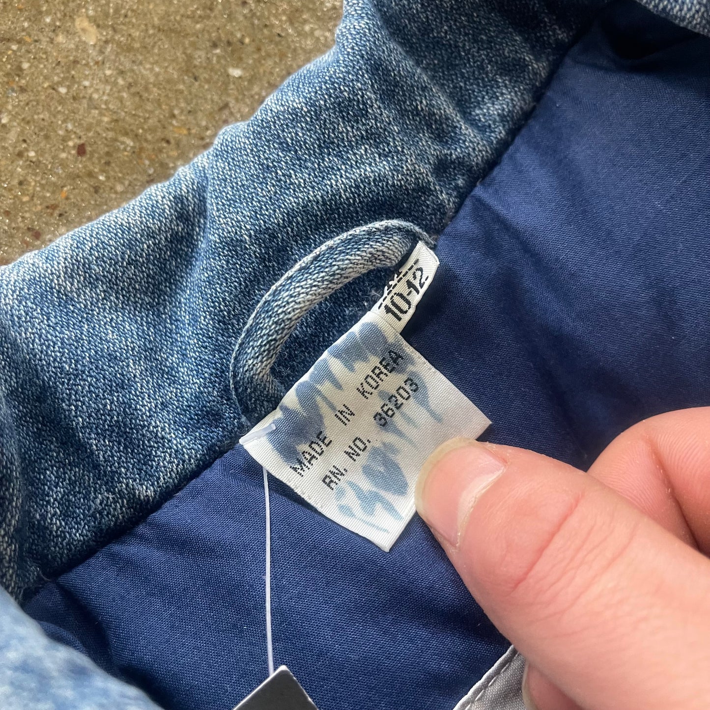 Vintage Clipper Mist Jean Jacket