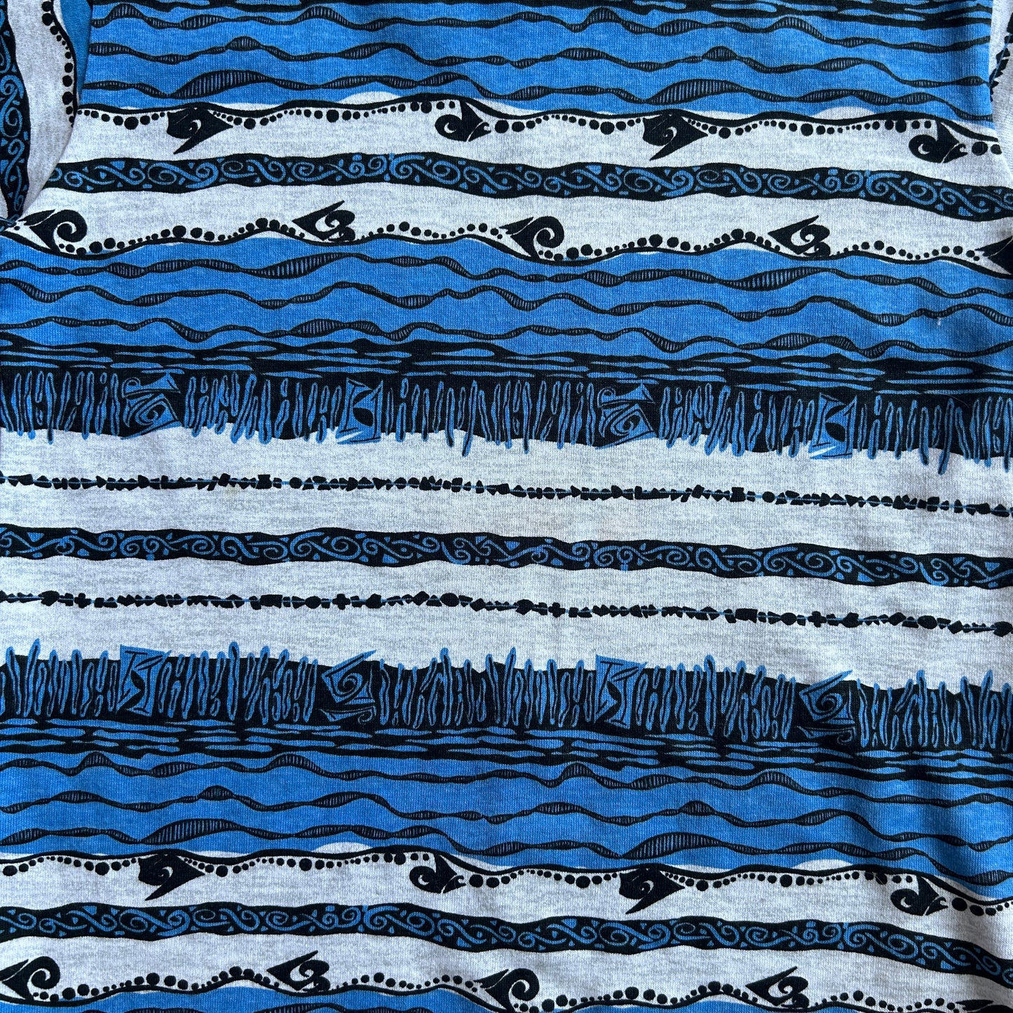 Vintage Blue Wave Baby Tee