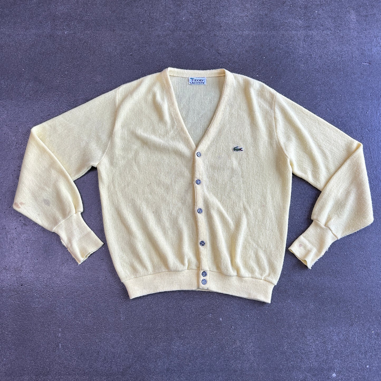 Vintage Lacoste Button Up Sweater