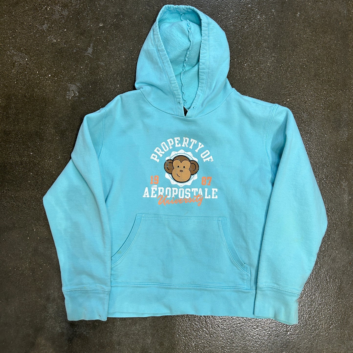 Vintage Aeropostale University Monkey Hoodie