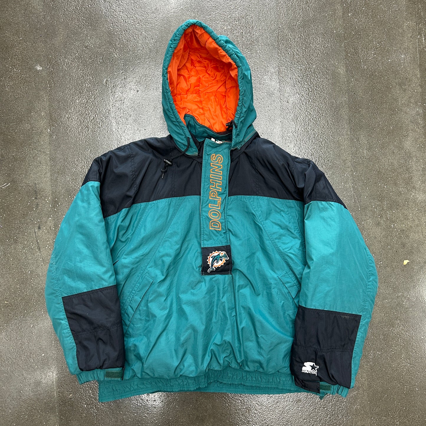 Vintage Miami Dolphins Starter Puffer Jacket