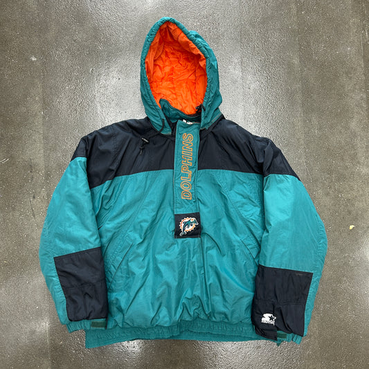 Vintage Miami Dolphins Starter Puffer Jacket