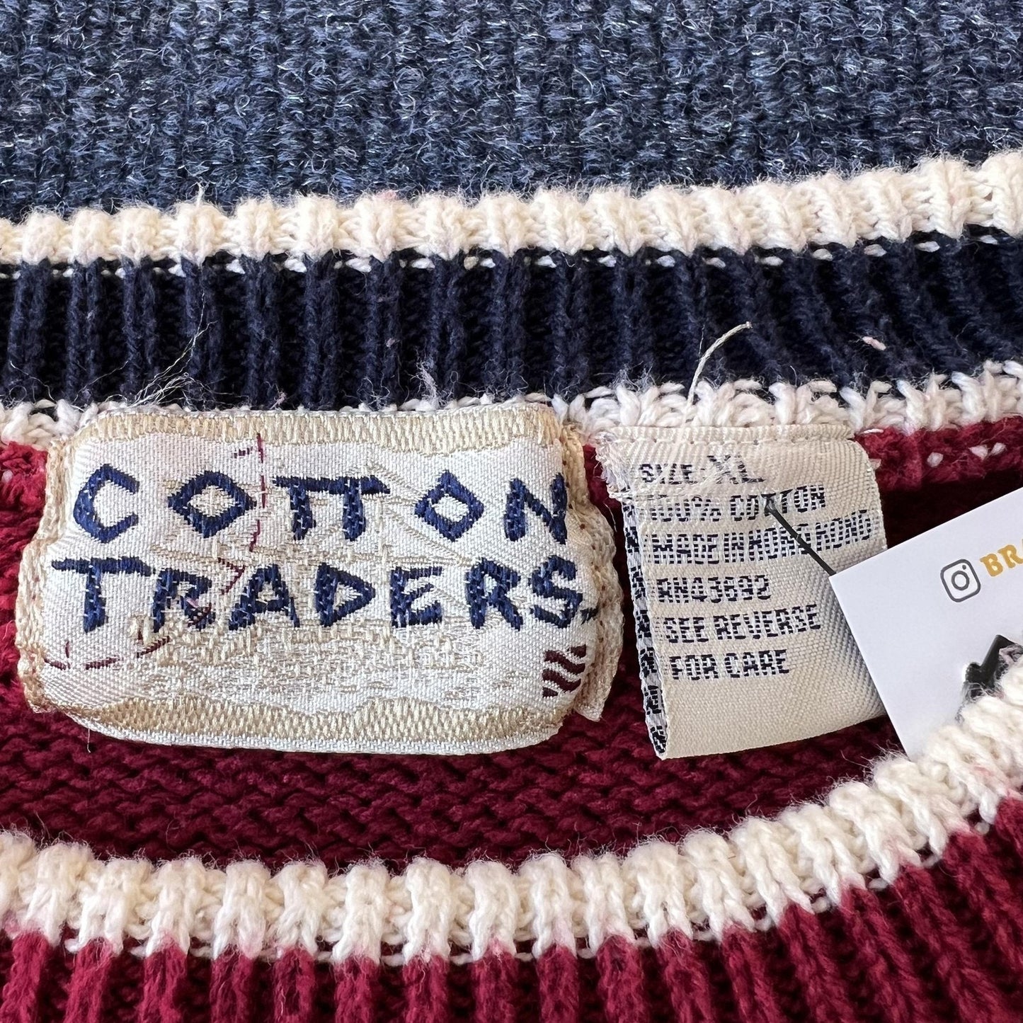 Vintage 90s American Flag Sweater
