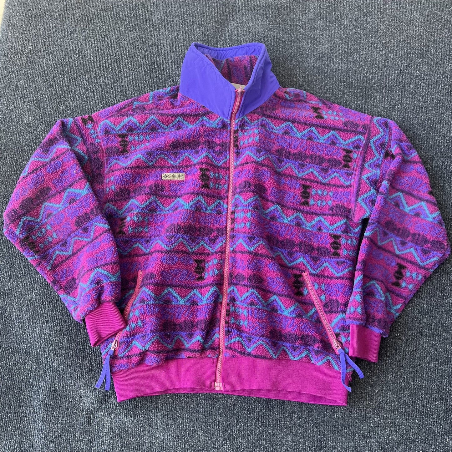 Vintage Columbia Aztec Fleece Jacket