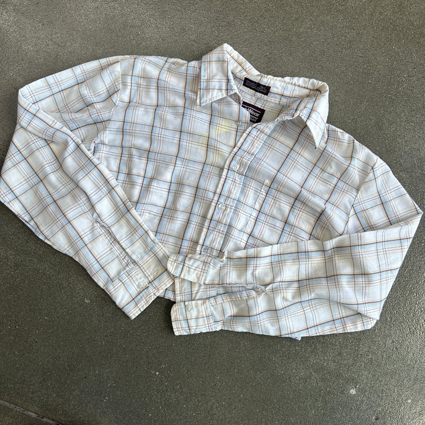 Vintage Sportswear Button Up Flannel
