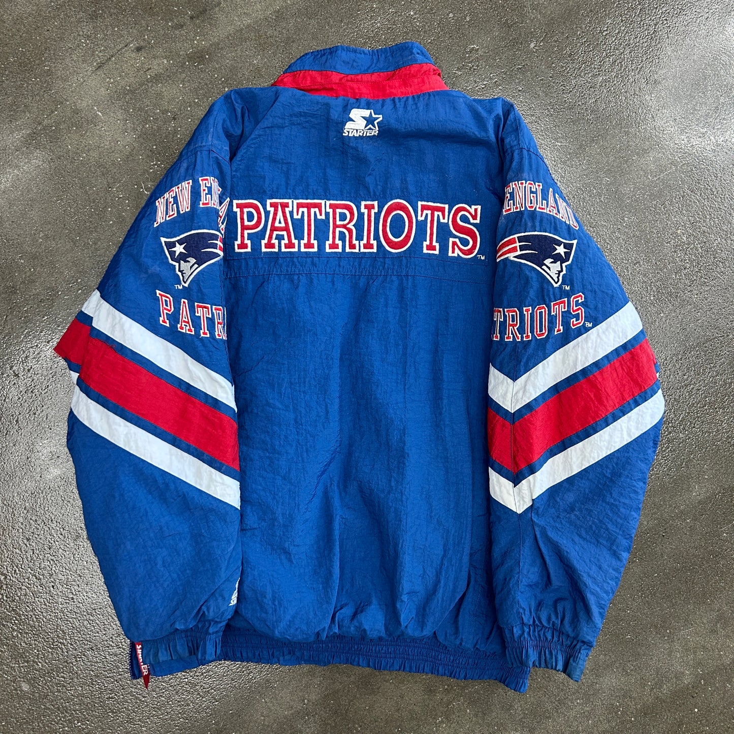 Vintage Starter New England Patriots Puffer Coat