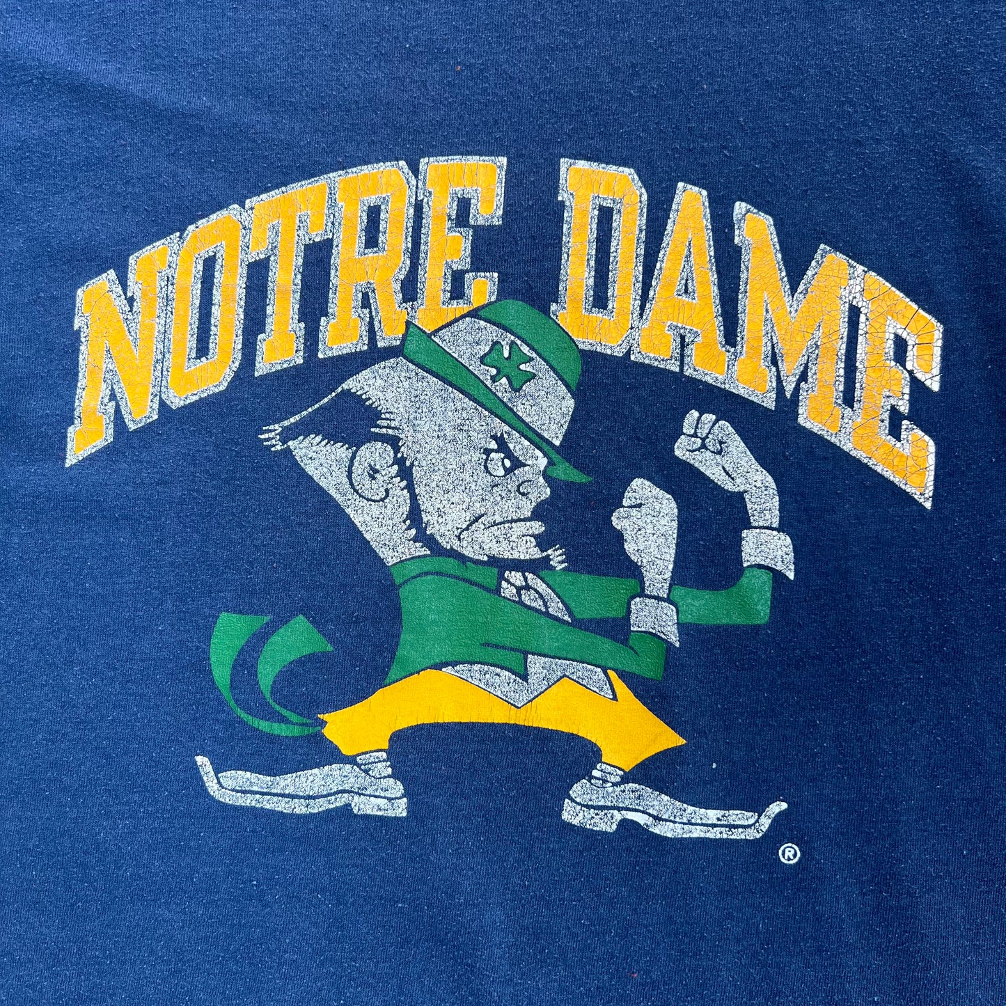 Vintage Notre Dame Leprechaun Tee