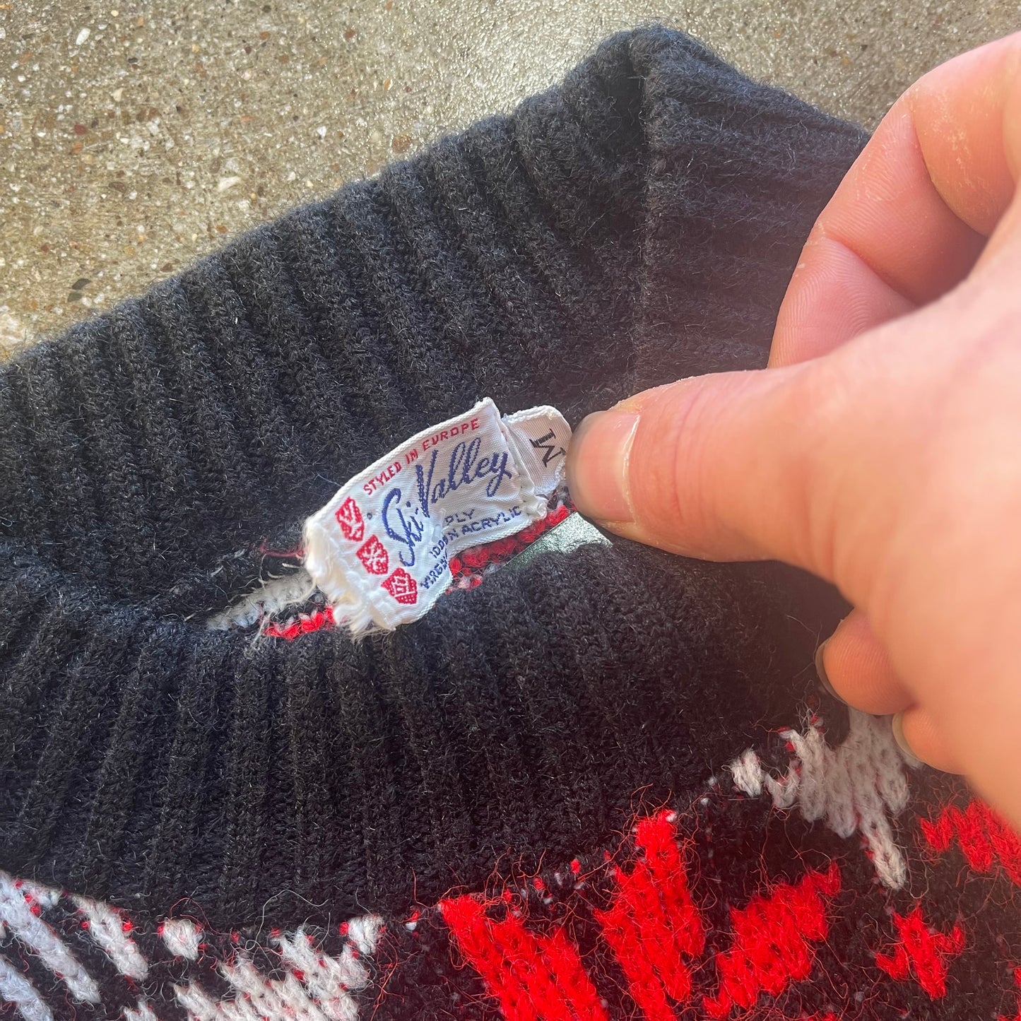 Vintage Ski Valley Sweater