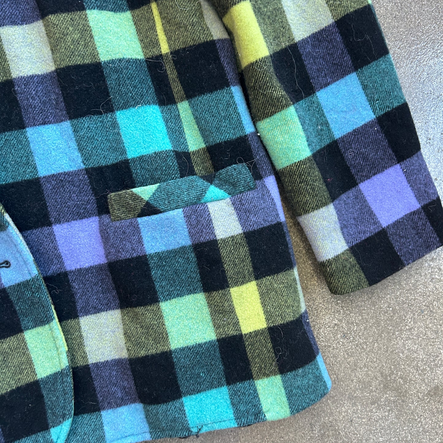 Vintage Collections Internationale Plaid Retro Blazer
