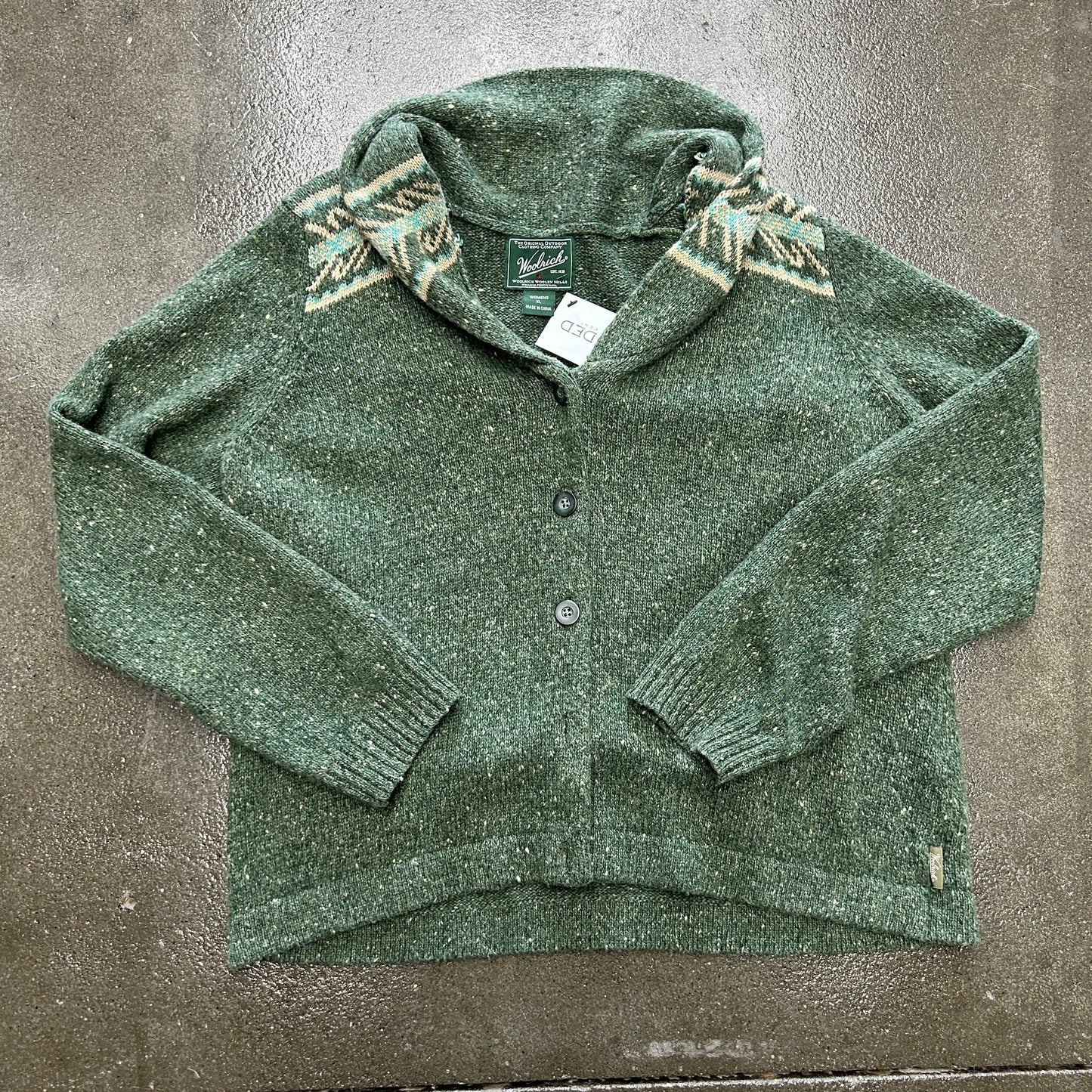 Vintage Woolrich Button Up Sweater