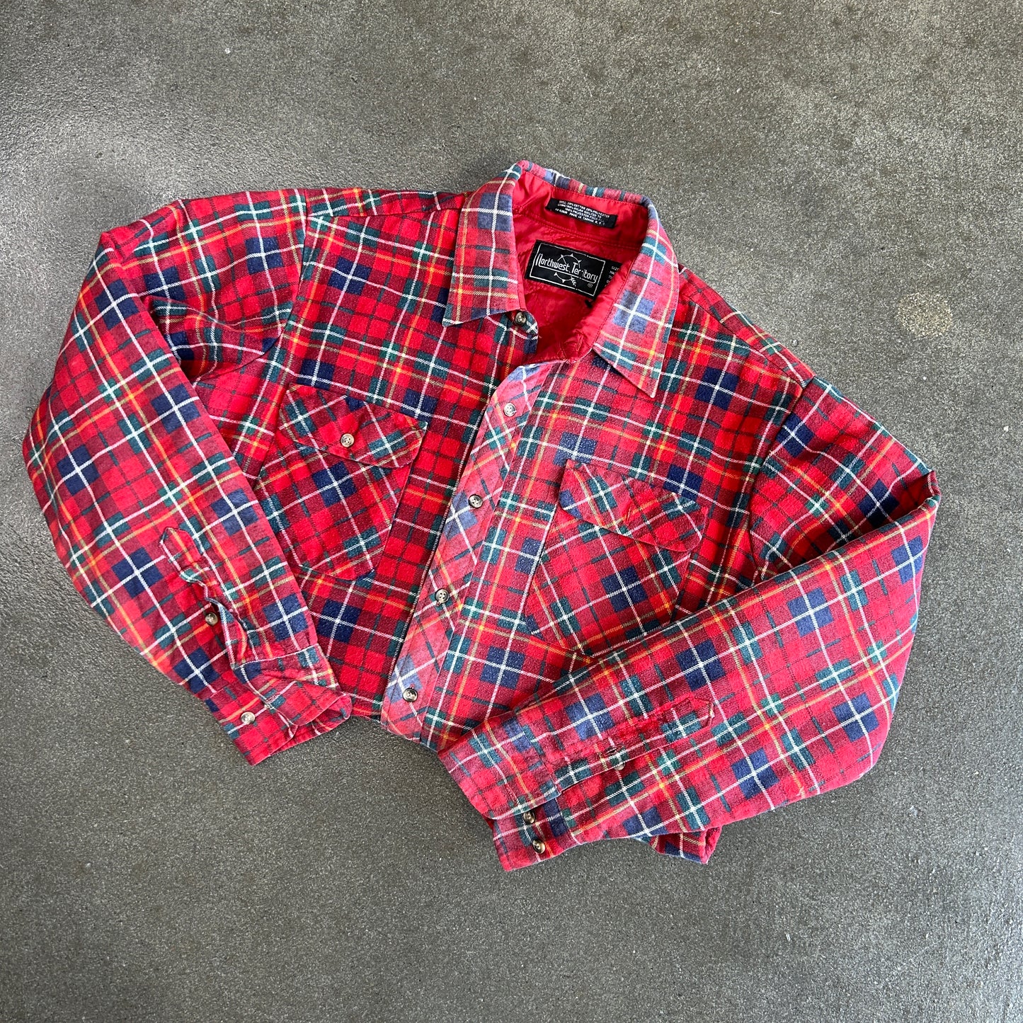 Vintage Northwest Territory Button Up Flannel Jacket