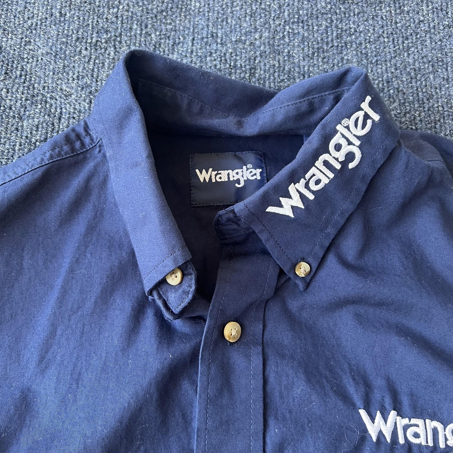 Y2K Wrangler Western Button Down Shirt