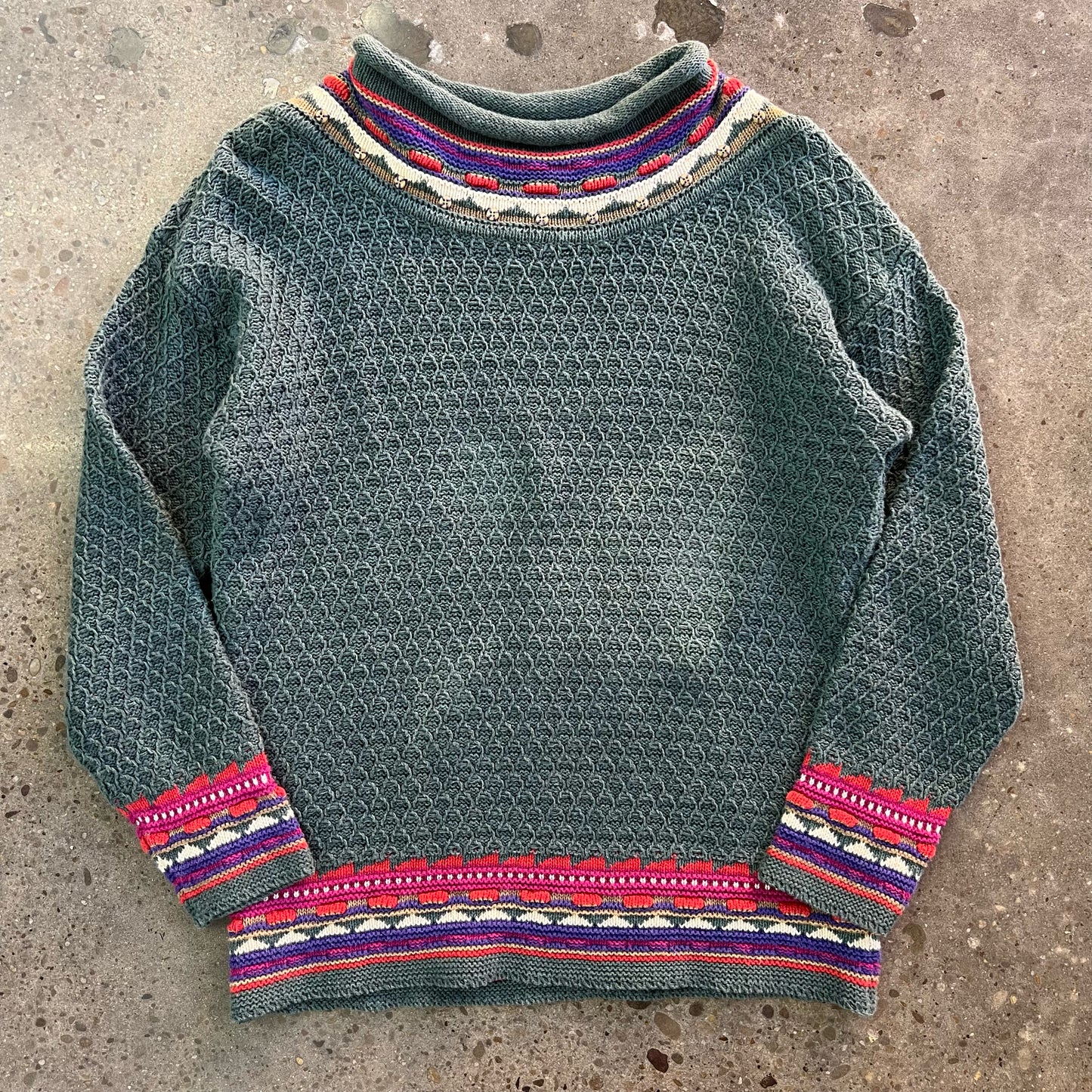 Vintage 1992 Segrets Patterned Sweater