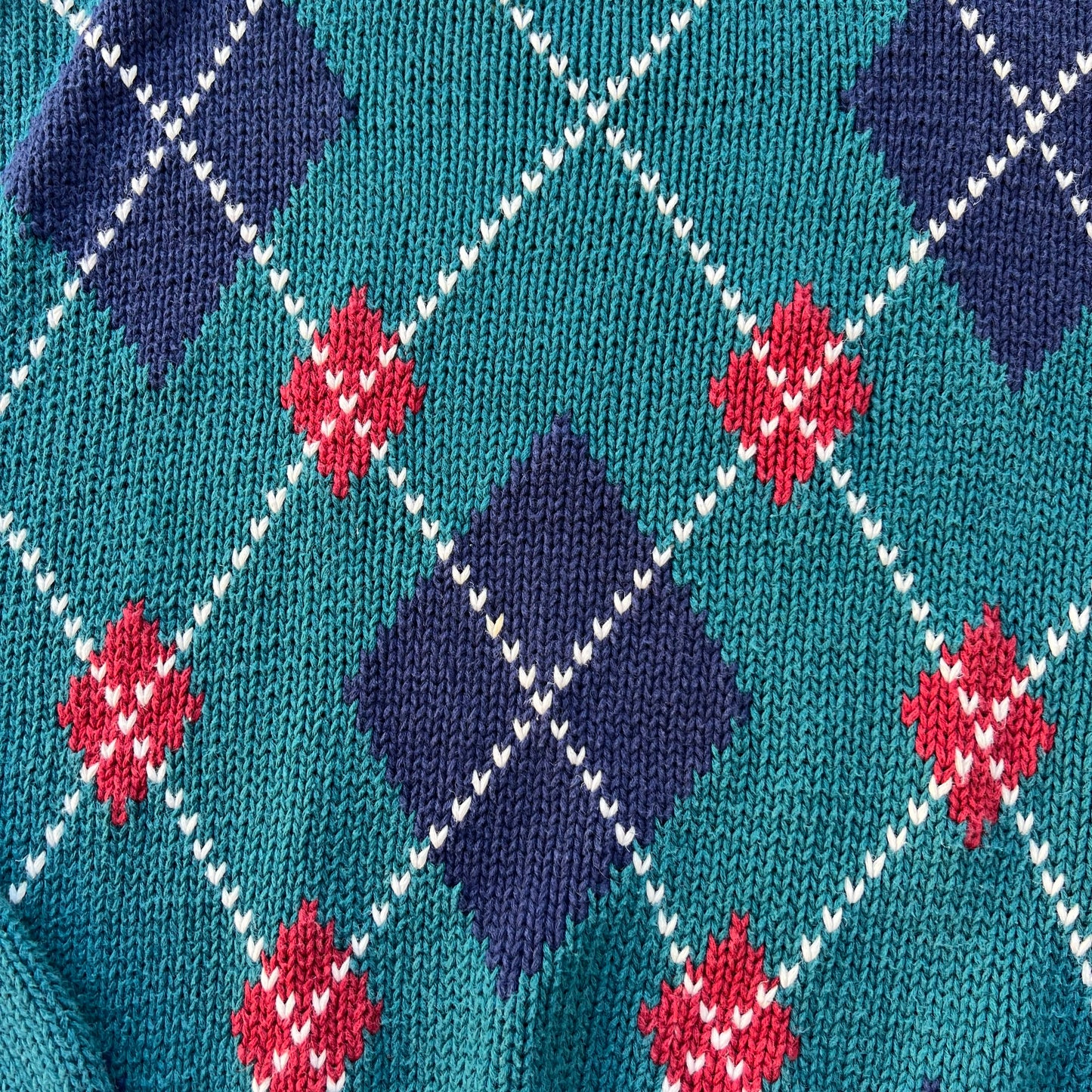 Vintage Structure Argyle Sweater