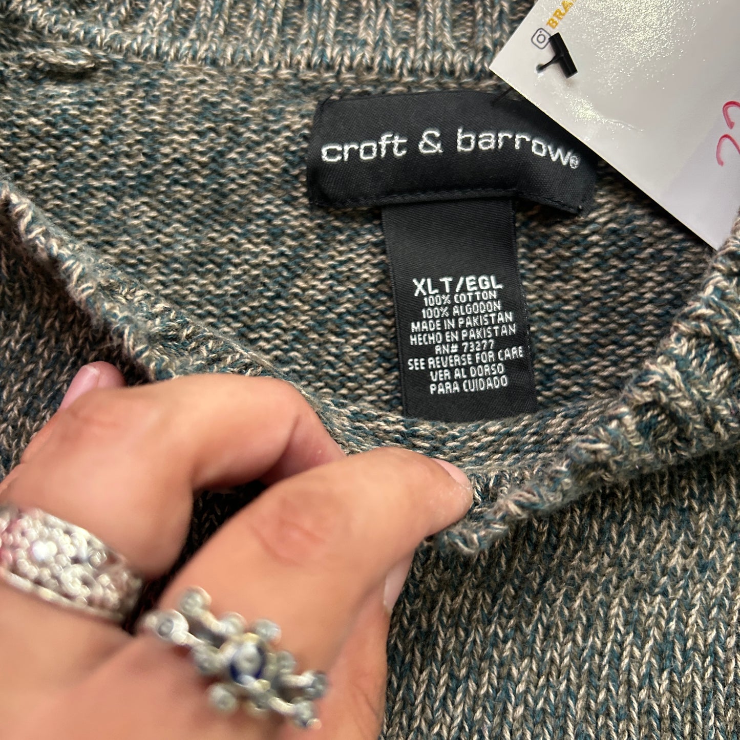 Vintage Croft & Barrow Cotton Sweater