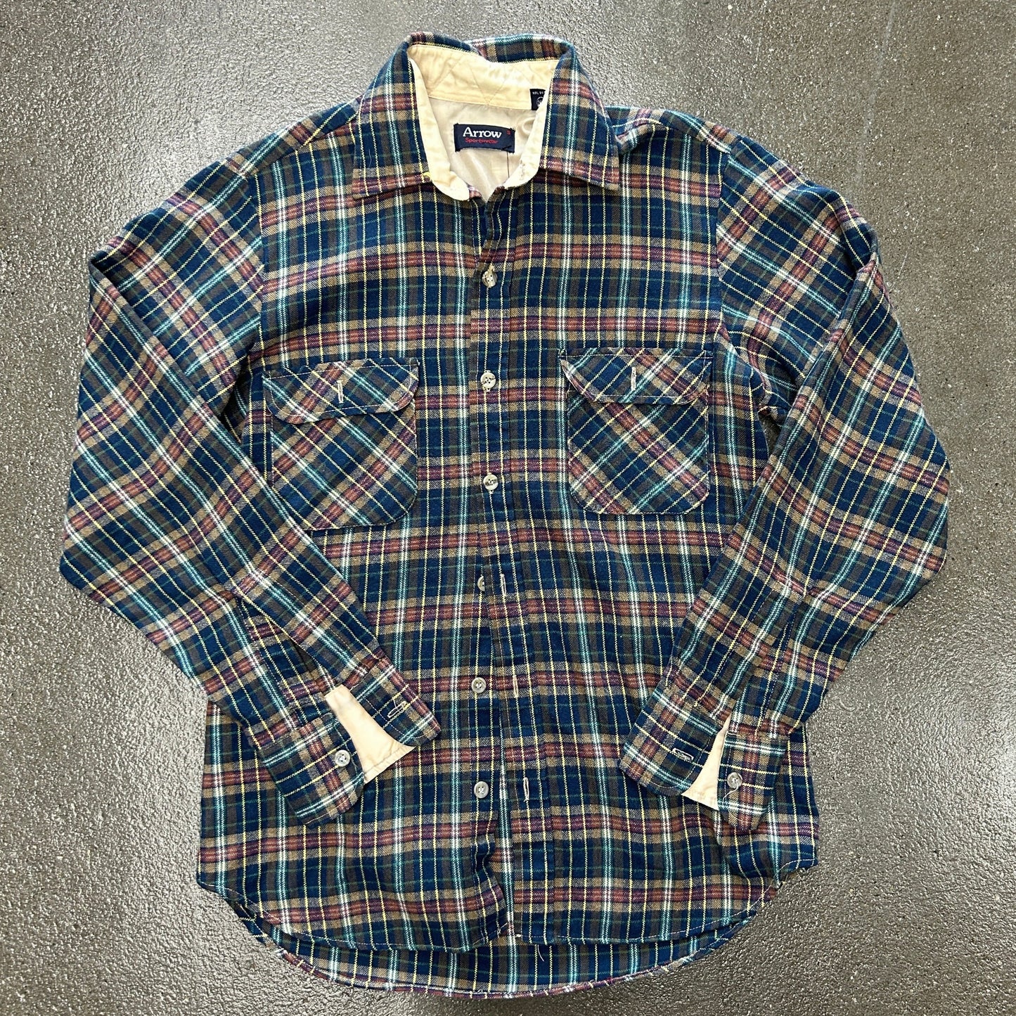 Vintage Arrow Sportswear Acrylic Flannel