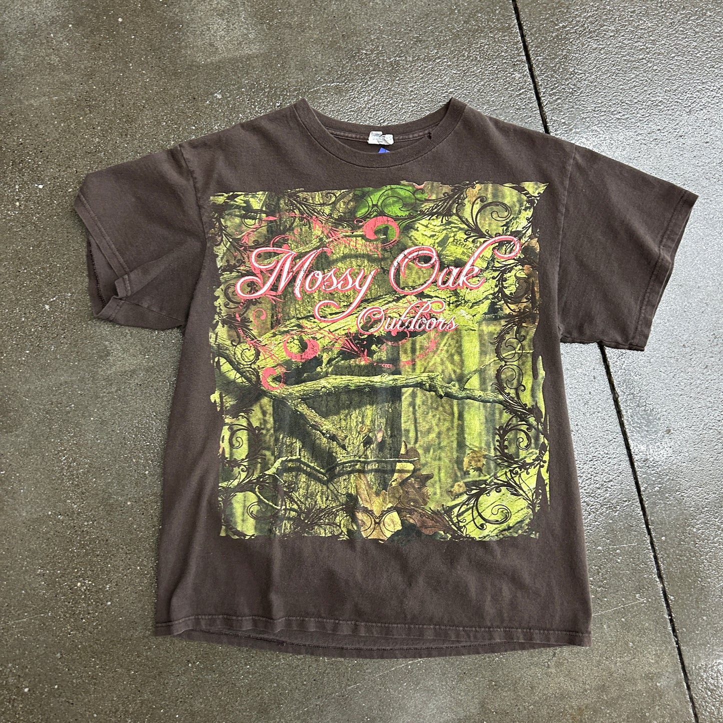 Y2K Mossy Oak Camo Tee