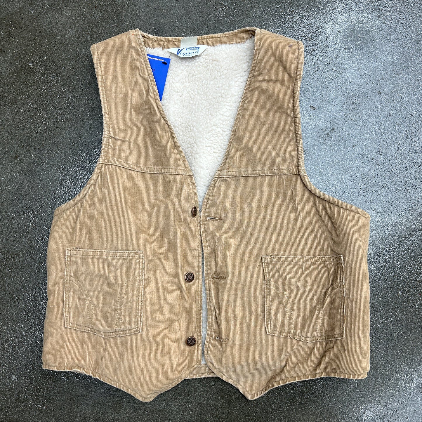 Vintage Dickie’s Sherpa Lined Corduroy Vest