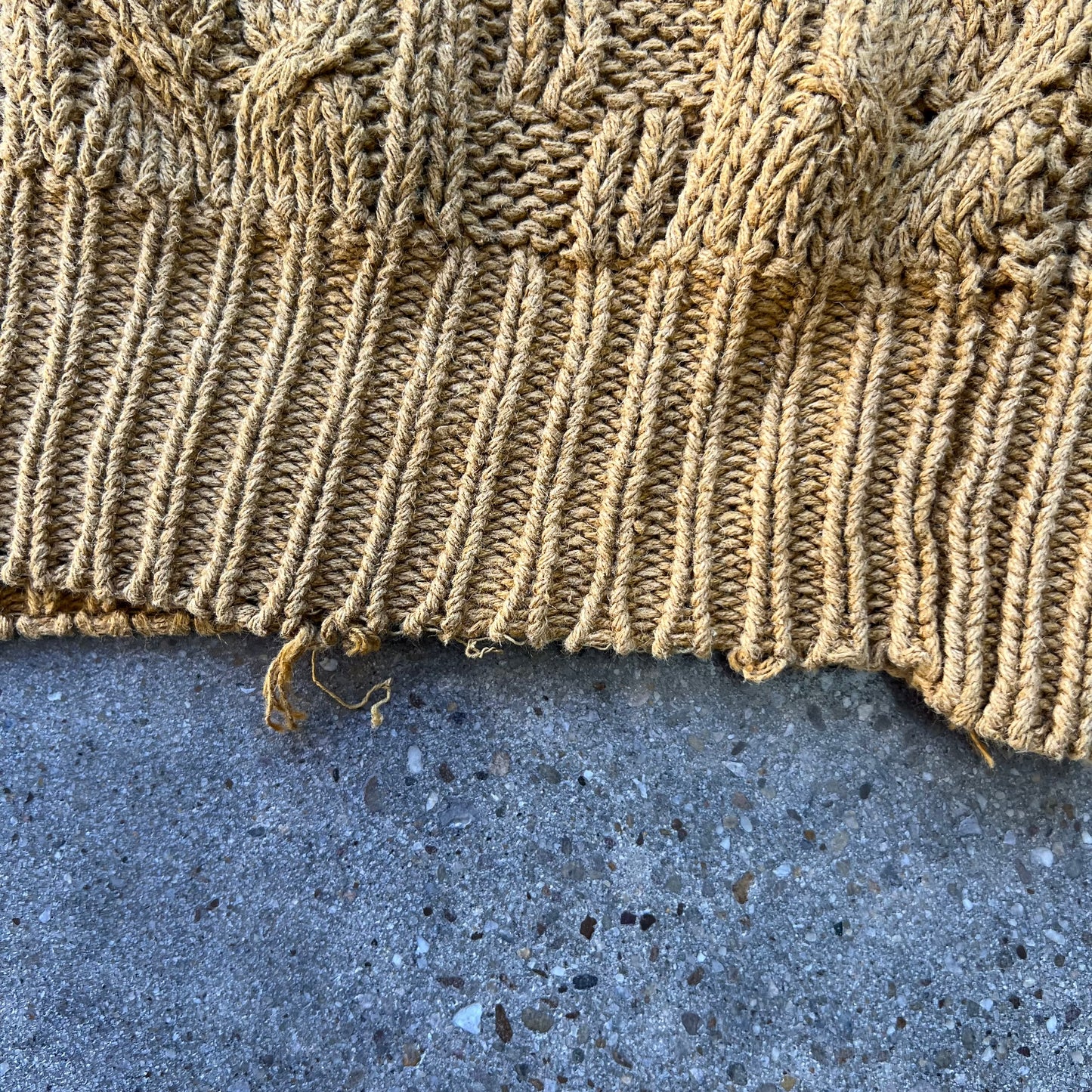 Vintage Ocean Port Cable Knit Sweater