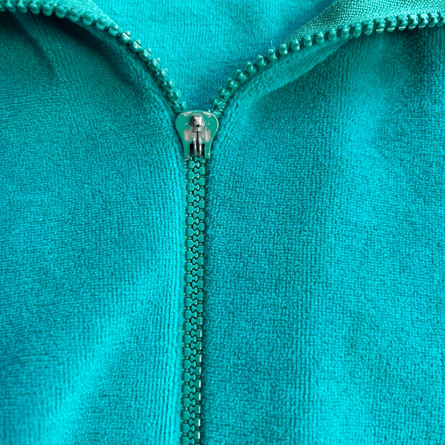 Vintage Color Block Terry Cloth Jacket