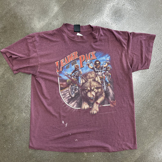Vintage Harley Davidson 1993 3D Emblem Leader Of the Pack Tee
