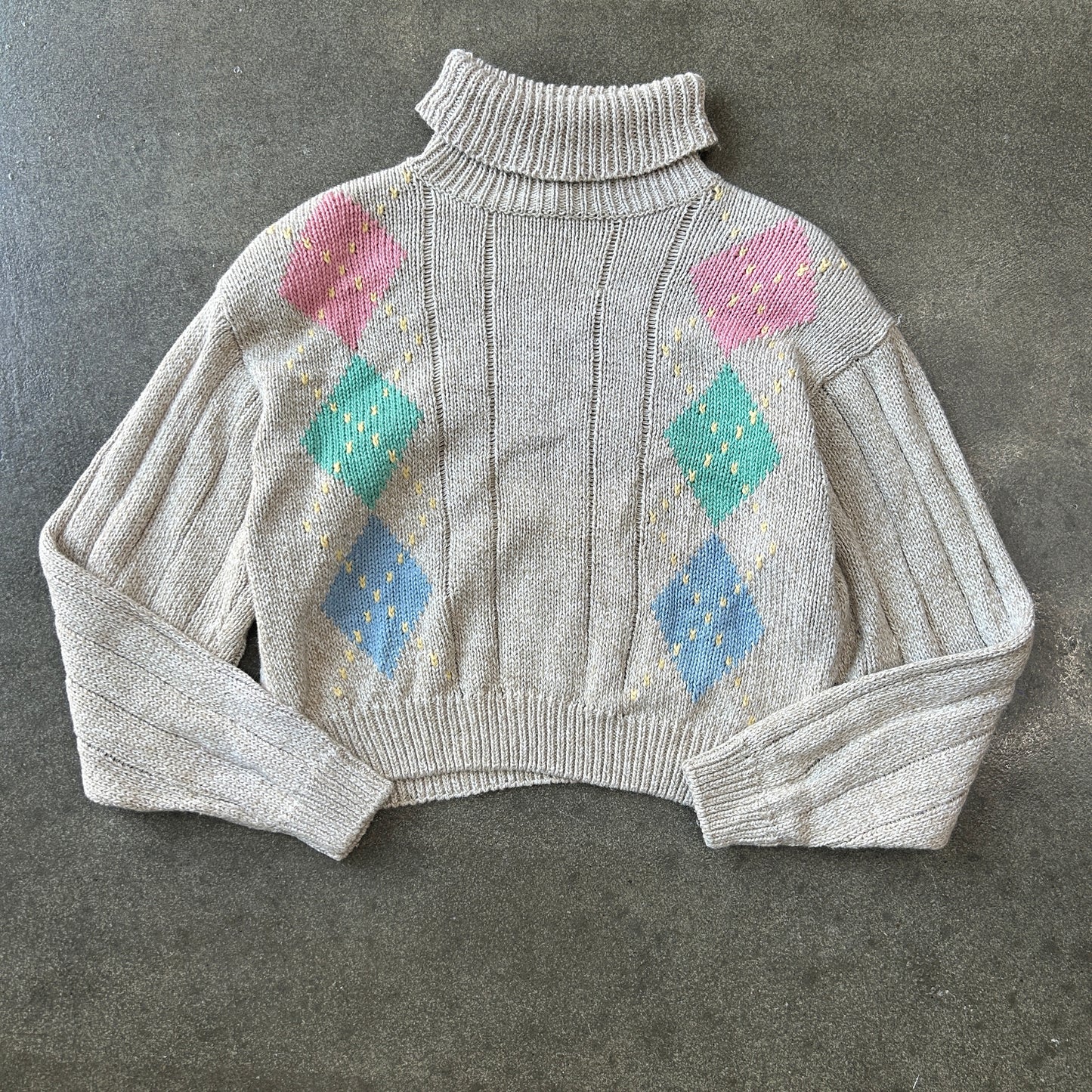 Vintage LizSport Cropped Sweater