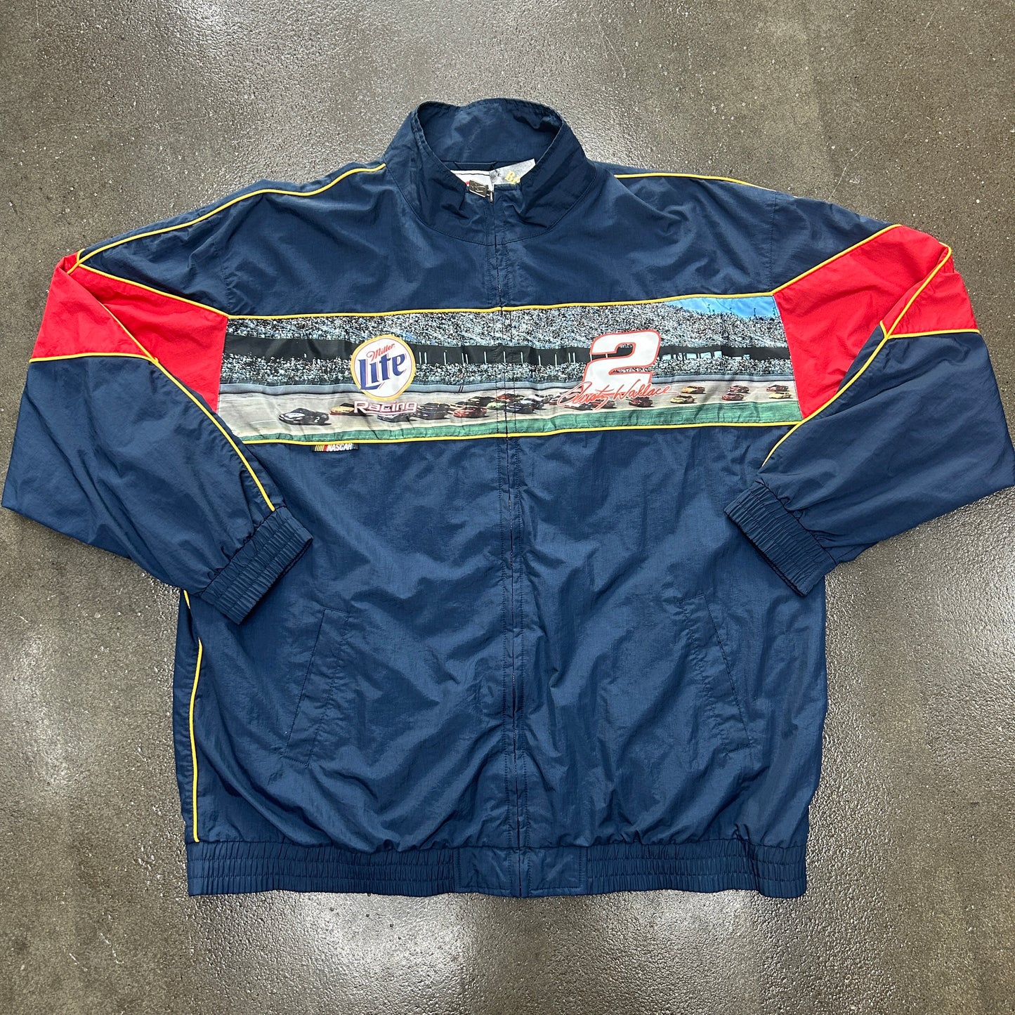Vintage Rusty Wallace Racing Windbreaker