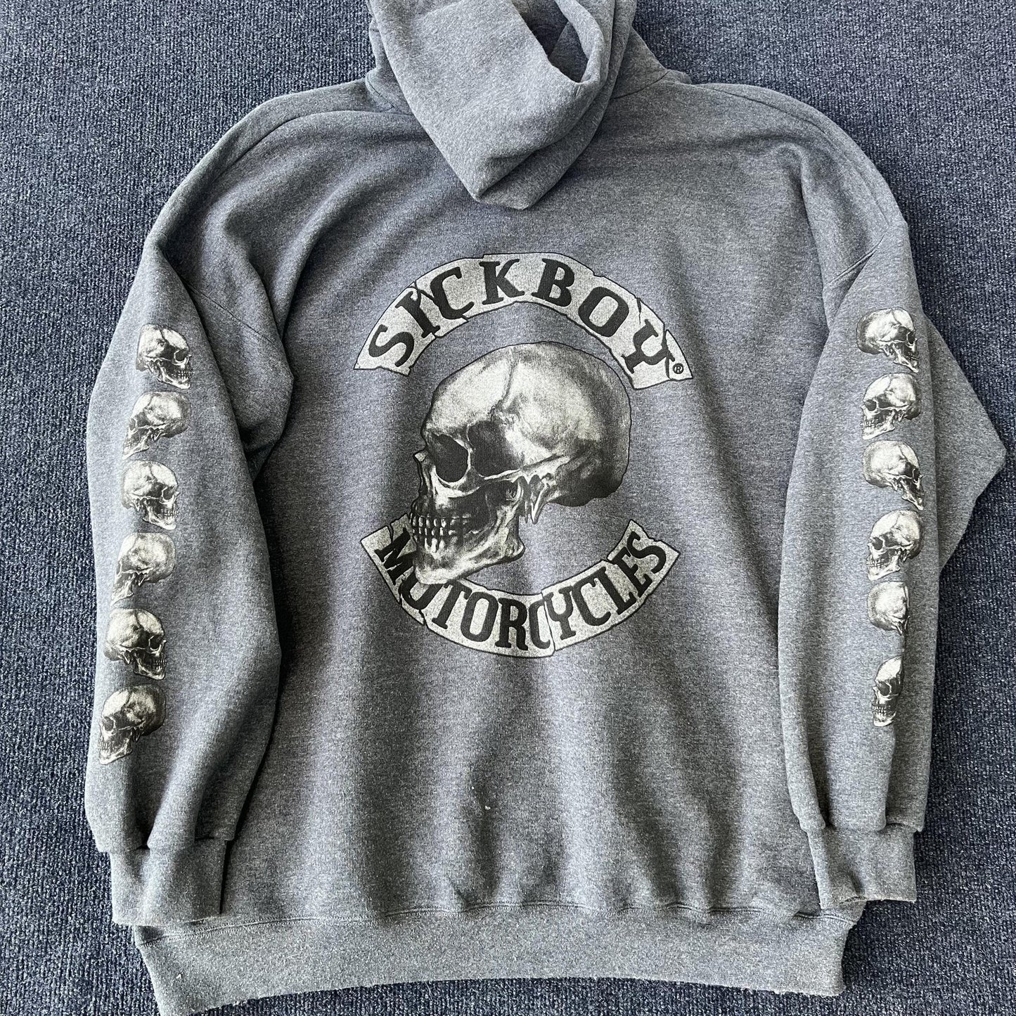 Sick Boy Skull Motorcycles Hoodie