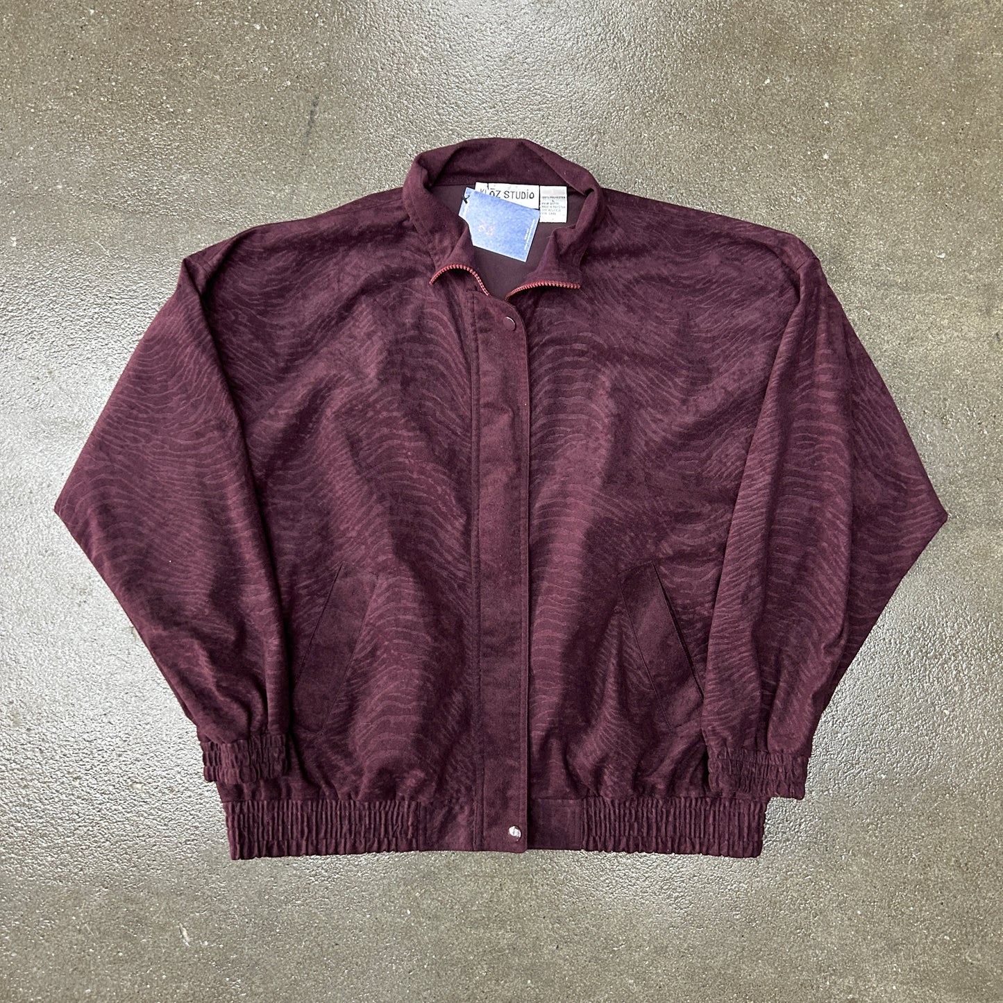 Vintage Kloz Studio Textured Bomber