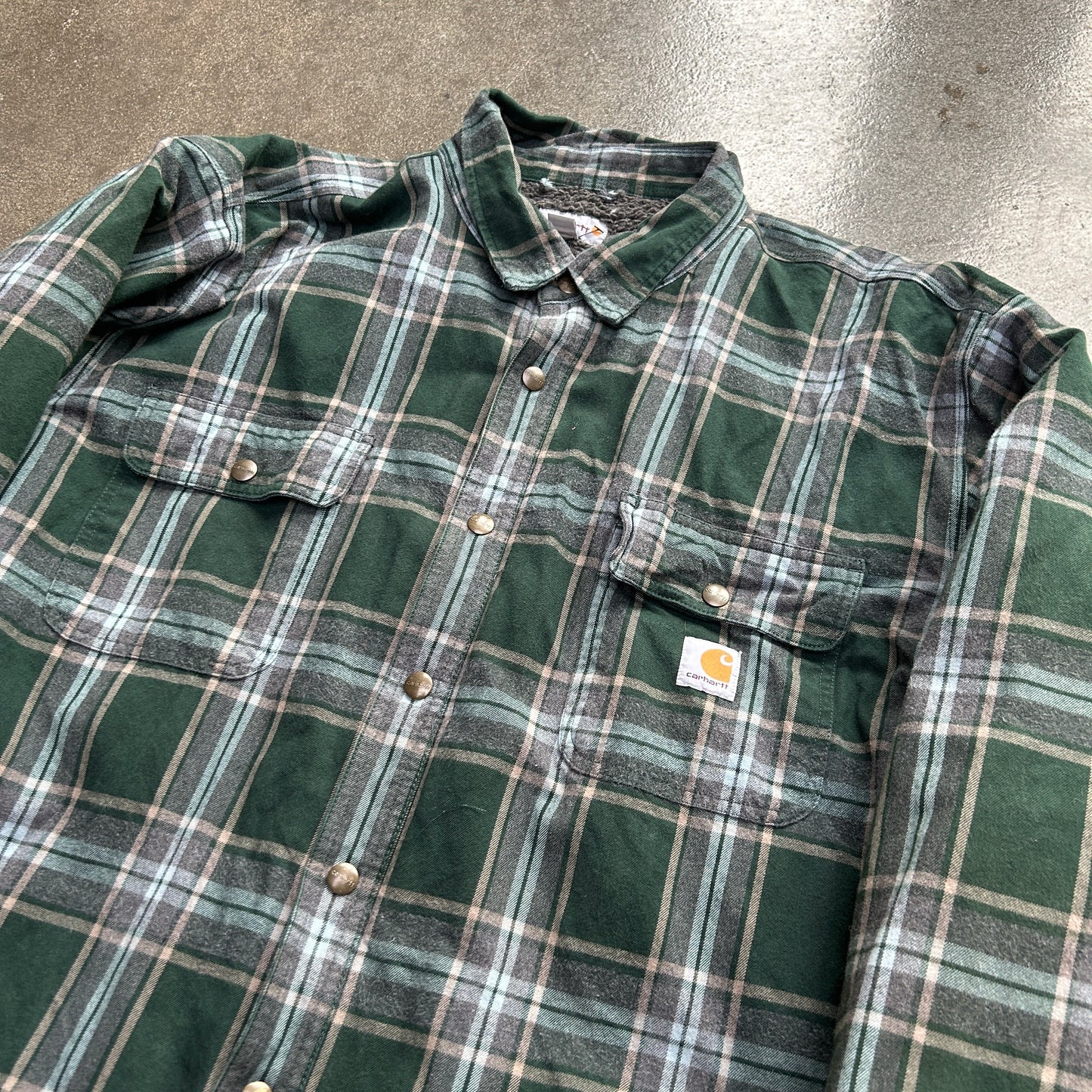 Vintage Carhartt Sherpa Lined Flannel