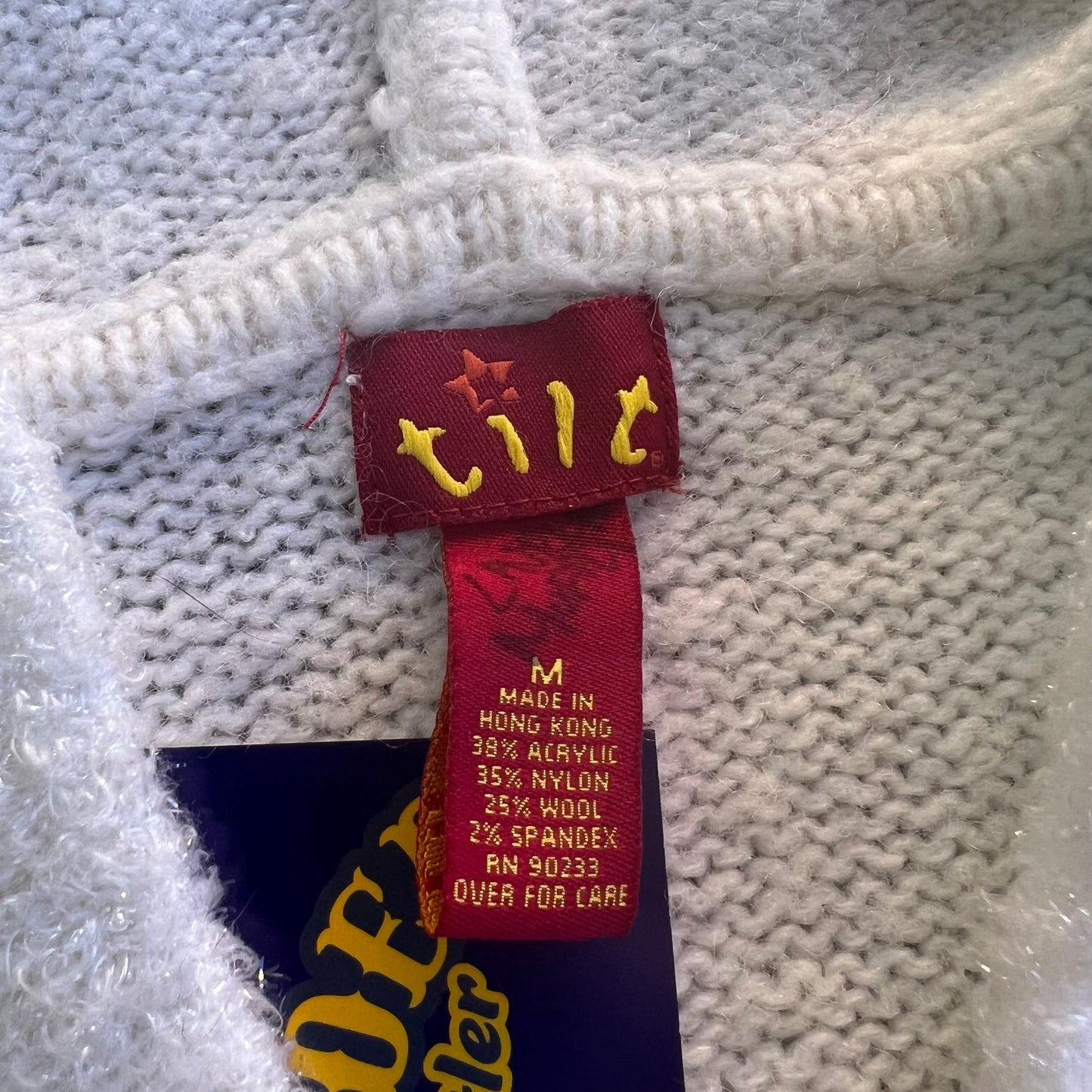 Vintage Tilt Knit Hoodie