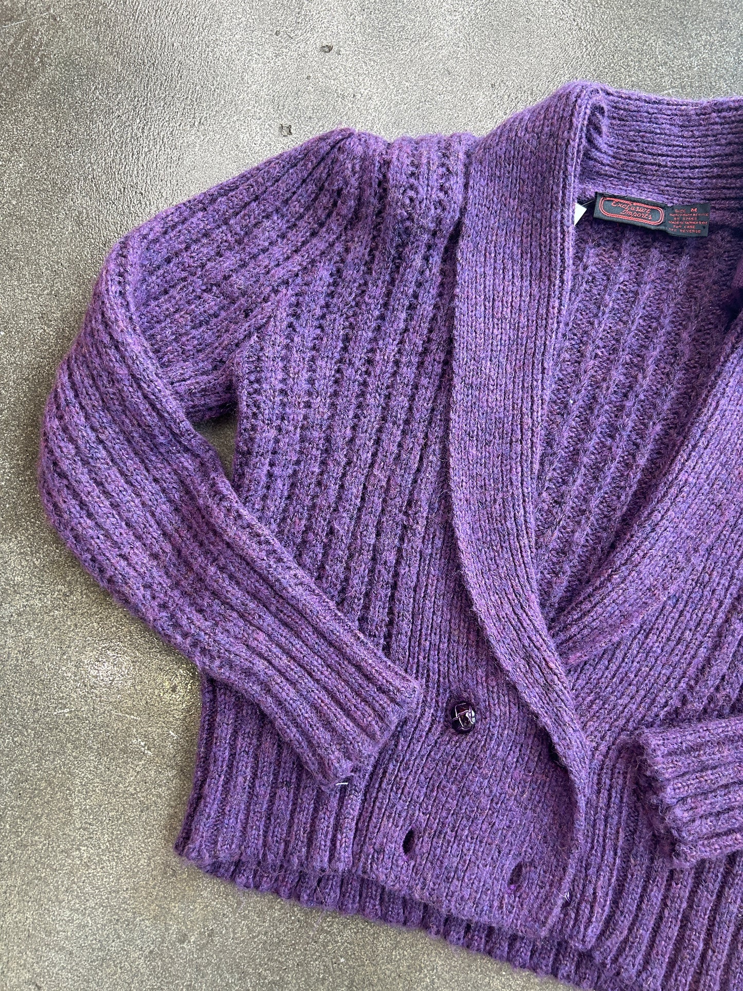 Vintage Exclusive Imports Knit Cardigan