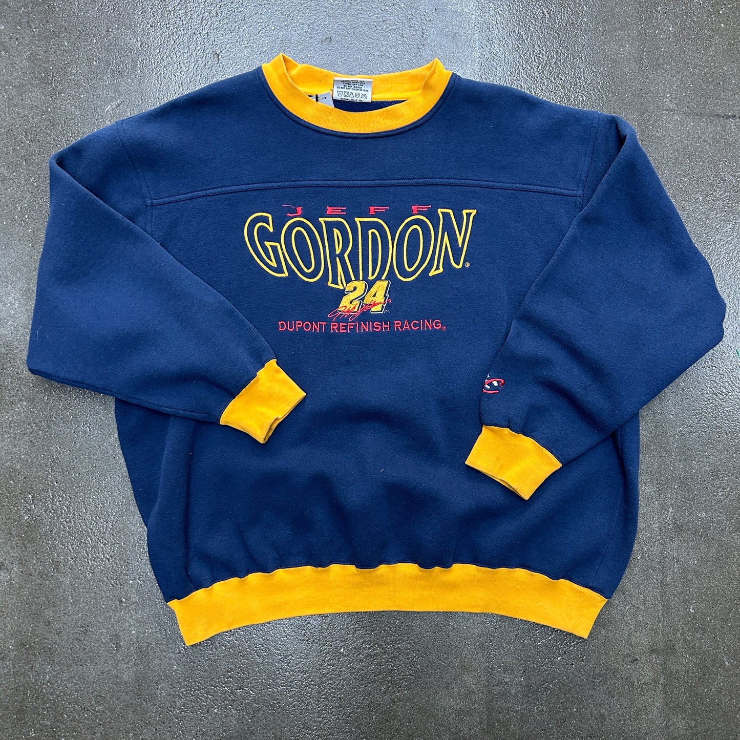 Vintage Jeff Gordon Dupont Refinish Recing Crewneck