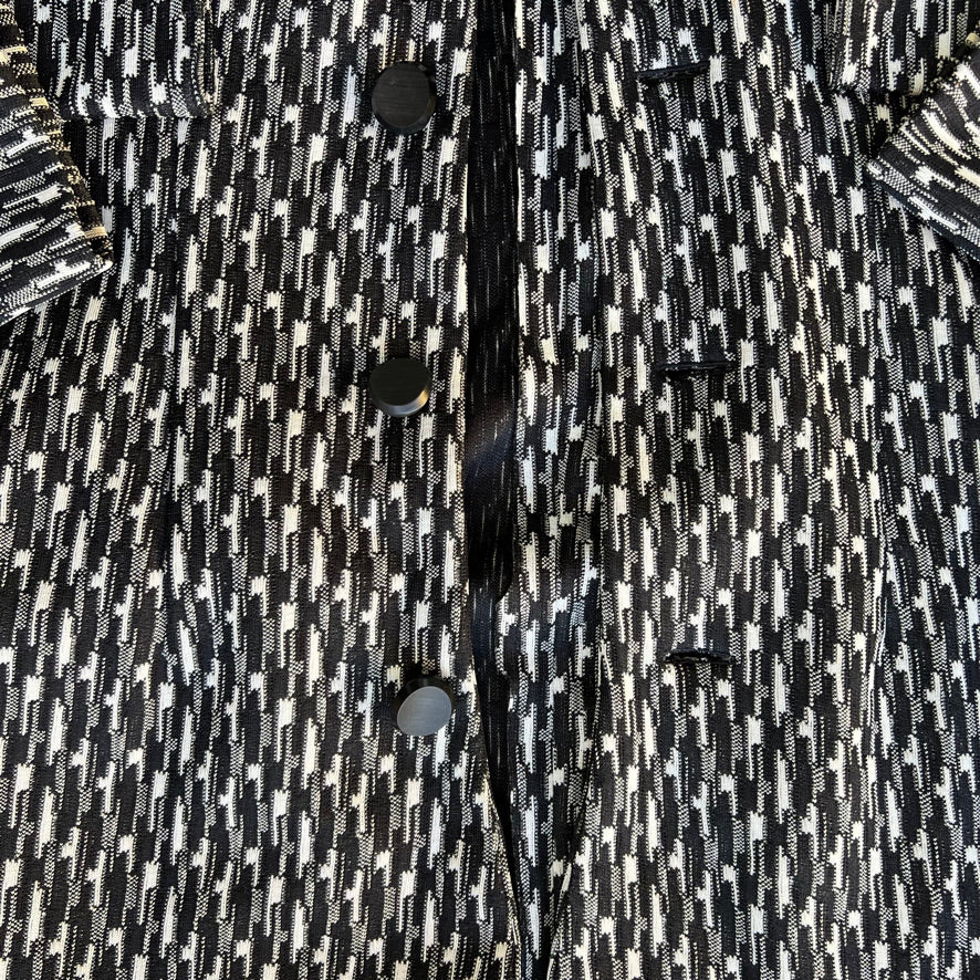 Vintage Black and White Blazer