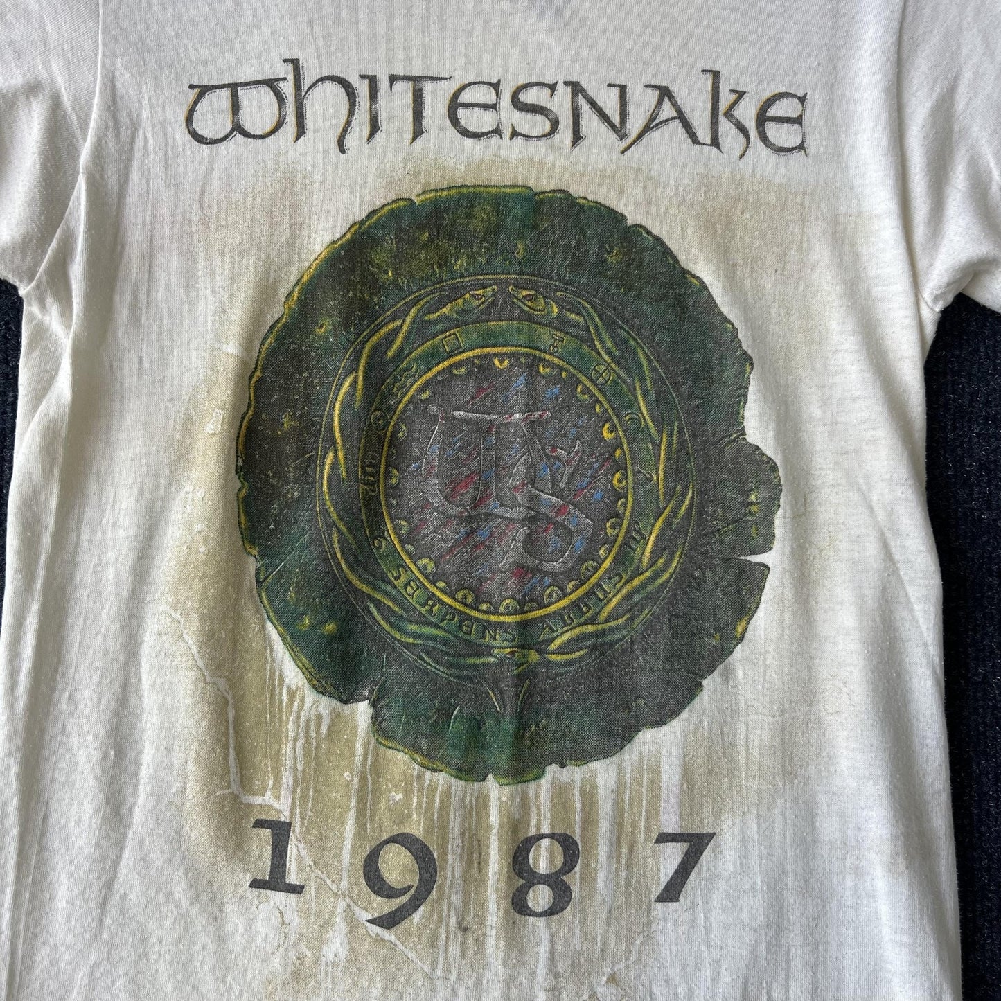 Vintage 1987 Whitesnake Tour Tee
