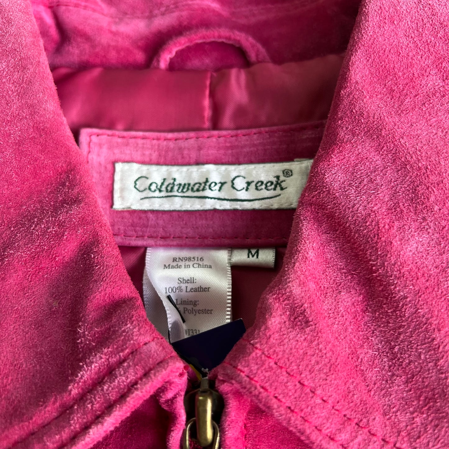 Vintage Y2K Coldwater Creek Suede Jacket