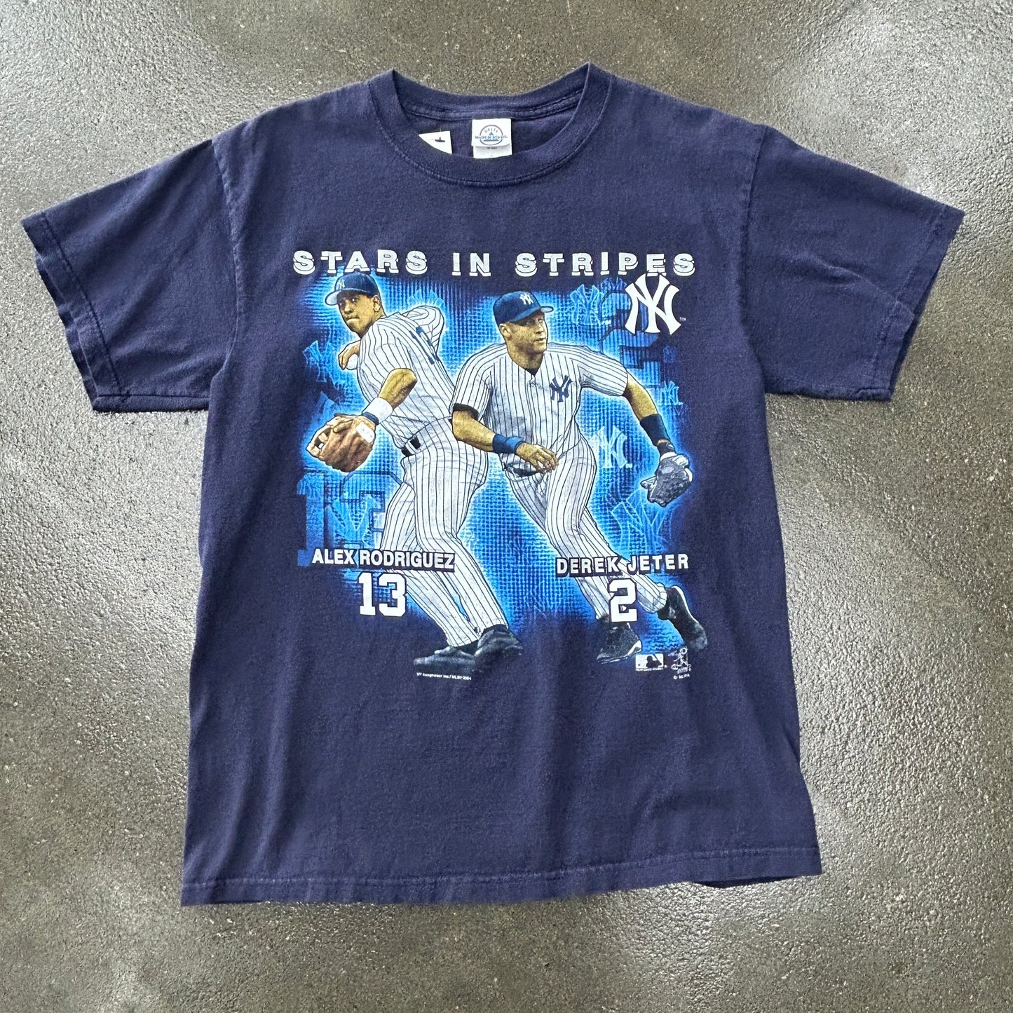Vintage Alex Rodriguez Derek Jeter Tee