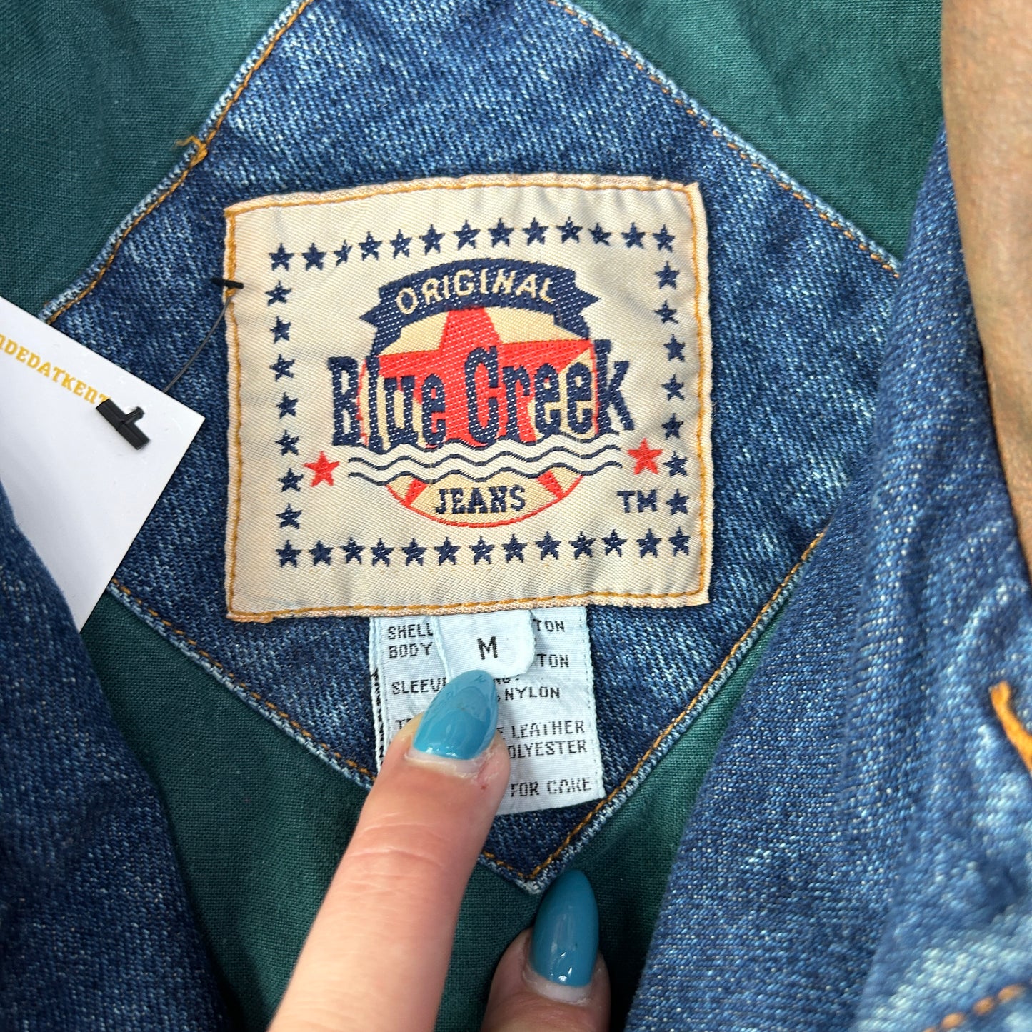 Vintage Blue Creek Long Denim Jacket