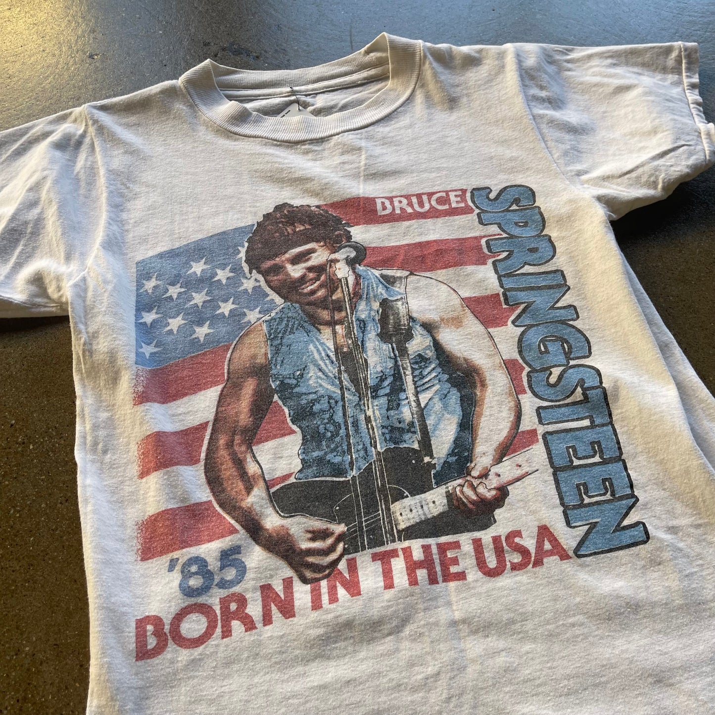 Vintage 1985 Bruce Springsteen Boss Tour Tee