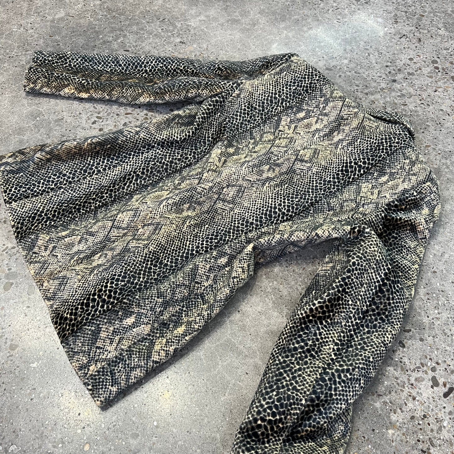 Vintage Velor Animal Print Blazer
