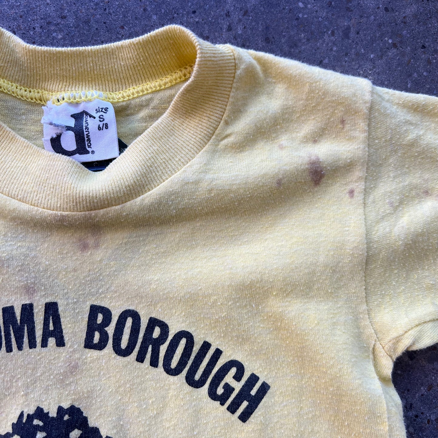 Vintage 1981 Oklahoma Borough Baby Tee