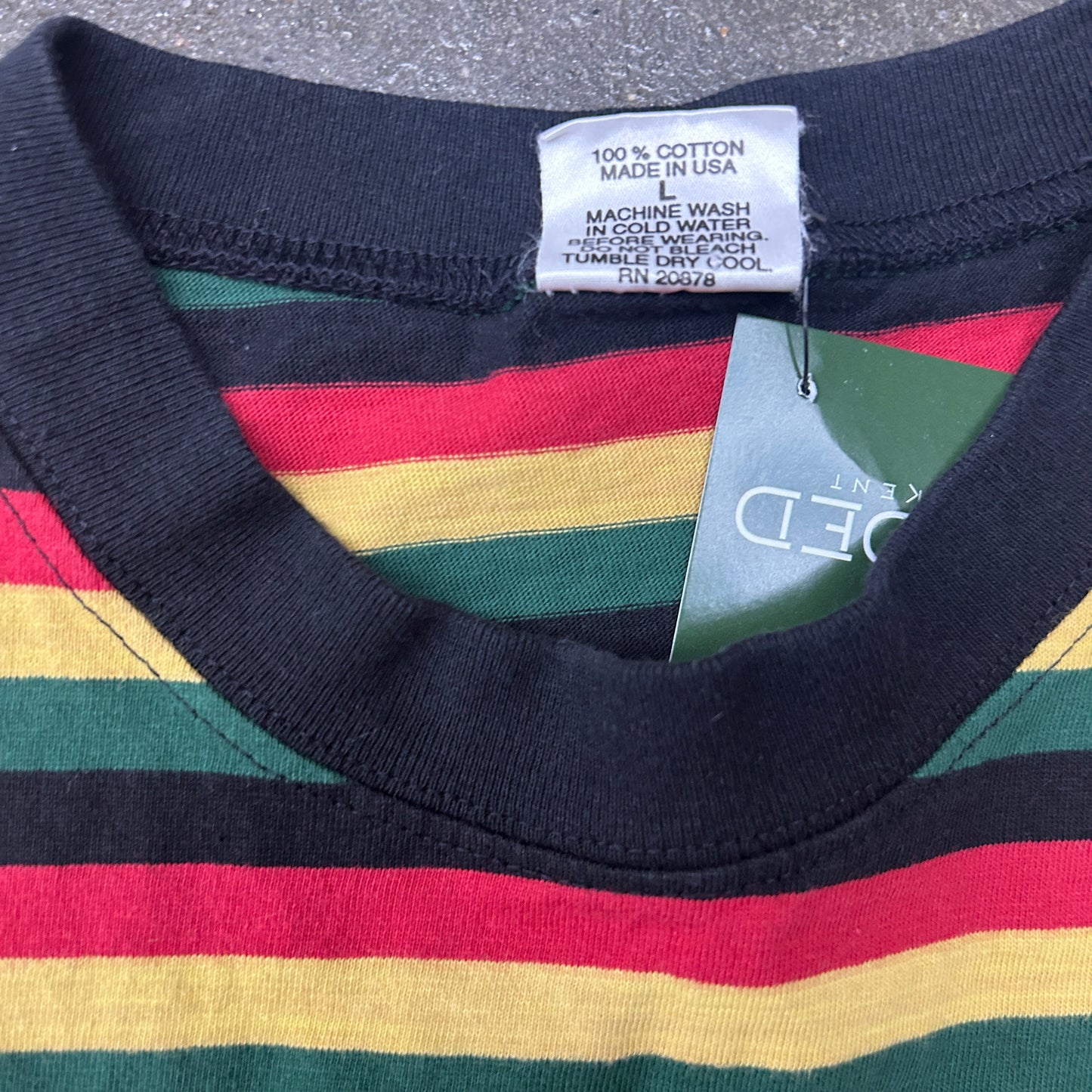 Vintage Germany Colors Striped Tee