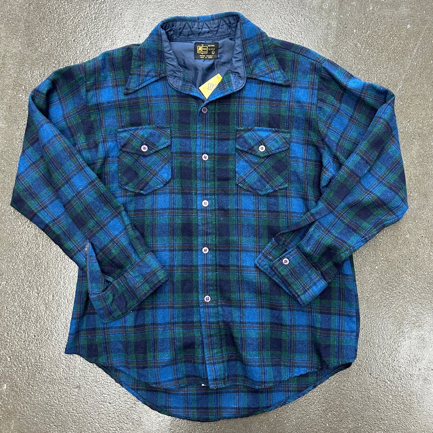 Vintage K Mart Wool Flannel